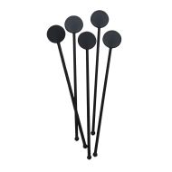 Beaumont 7 Inch Disc Stirrers – Black – Case QTY 250