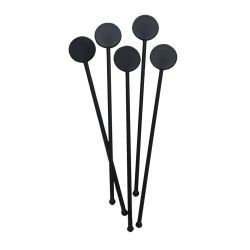 Beaumont 7 Inch Disc Stirrers – Black – Case QTY 250