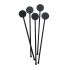 Beaumont 7 Inch Disc Stirrers – Black – Case QTY 250