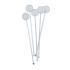 Beaumont 7 Inch Disc Stirrers – Clear – Case QTY 250