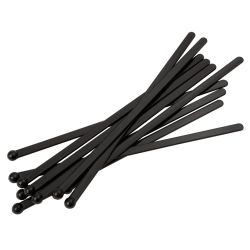 Beaumont 6 Inch Flat Ball Stirrers – Black Case QTY 1000