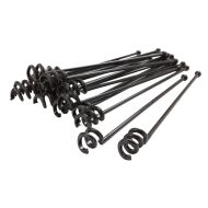 Beaumont 6½ Inch Clear Swirl Stirrer – Box 1000 – Black