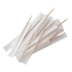 Beaumont Paper Wrapped Wooden Toothpick – Case QTY 1000