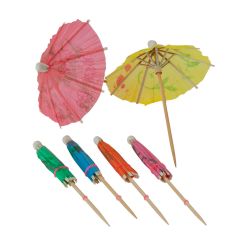 Beaumont Cocktail Parasols – Case QTY 144