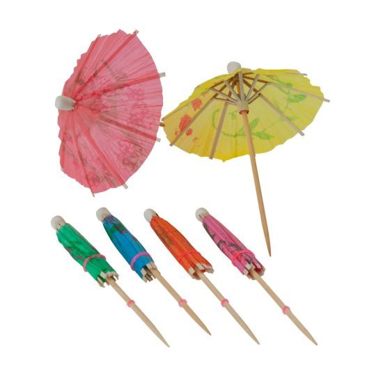 Beaumont Cocktail Parasols – Case QTY 144 BEA 3315