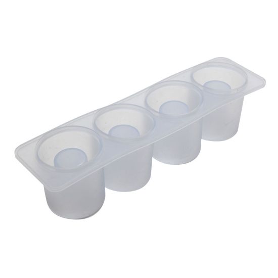 Beaumont 4 Section Silicone Ice Shot Glass Mould BEA 3352