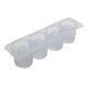 Beaumont 4 Section Silicone Ice Shot Glass Mould BEA 3352