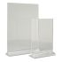 Beaumont Perspex A4 Vertical Menu Holder
