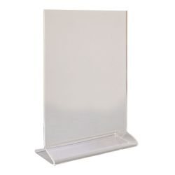 Beaumont Perspex A5 Vertical Menu Holder