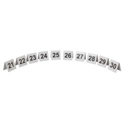 Beaumont Plastic Table Numbers 21-30 Set