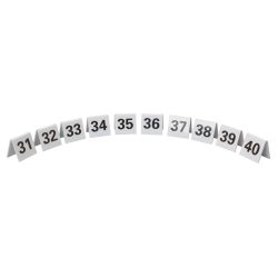 Beaumont Plastic Table Numbers 31-40 Set