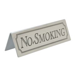 Beaumont Stainless Steel No Smoking Sign