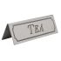 Beaumont Stainless Steel Tea Sign