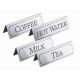 Beaumont Stainless Steel Milk Sign BEA 3466