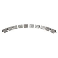 Beaumont Stainless Steel Table Numbers 11-20 Set