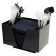 Beaumont 3 Part Bar Organiser Black BEA 3473