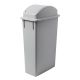 Beaumont Grey Slim Recycling Bin BEA 3487