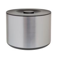Beaumont Plastic Ice Bucket Brushed – Aluminium Effect