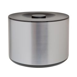 Beaumont Plastic Ice Bucket Brushed – Aluminium Effect