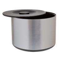 Beaumont Plastic Ice Bucket Brushed – Aluminium Effect