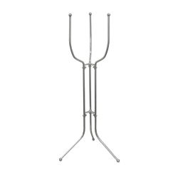 Beaumont Stainless Steel Space Saver Folding Bucket Stand