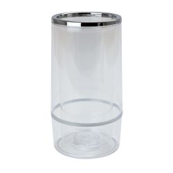Beaumont Chrome & Plastic Wine Cooler
