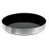 Beaumont Non-Slip Black Tray Brushed Aluminium Effect