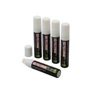 Beaumont Liquid Chalk – 15mm Chisel Tip White – Case QTY 5