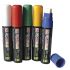 Beaumont Liquid Chalk – 15mm Chisel Tip Mixed Colours – Case QTY 5