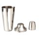 Beaumont Regular 3 Piece Cocktail Shaker Stainless Steel BEA 3582 Beaumont Regular 3 Piece Cocktail Shaker Stainless Steel BEA 3582