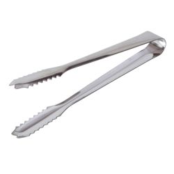 Beaumont 7 Inch Stainless Steel Ice Tongs Beaumont 7 Inch Stainless Steel Ice Tongs