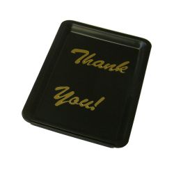 Beaumont Black Plastic Tip Tray – Thank You
