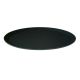 Beaumont 27 X 22 Inch Oval Black Non-Slip Tray BEA 3594