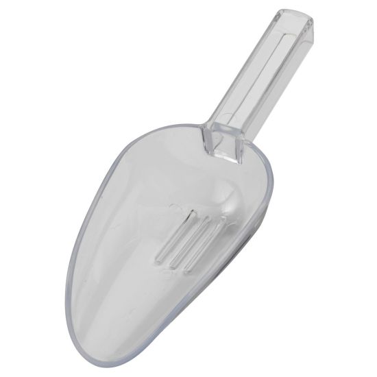 Beaumont 7oz Plastic Drainer Scoop – Clear BEA 3644C