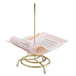 Beaumont Cheque Spindle Brass