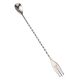 Beaumont Mezclar Cocktail Spoon With Fork Stainless Steel BEA 3665 Beaumont Mezclar Cocktail Spoon With Fork Stainless Steel BEA 3665