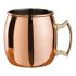Beaumont Mezclar Curved Moscow Mule Mug Copper Plated – Brass Handle