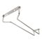 Beaumont Glass Hanger 10 Inch Chrome