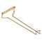Beaumont Glass Hanger 16 Inch Brass