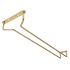 Beaumont Glass Hanger 16 Inch Brass