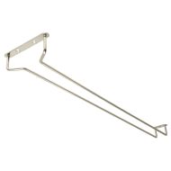 Beaumont Glass Hanger 24 Inch Chrome
