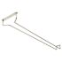 Beaumont Glass Hanger 24 Inch Chrome