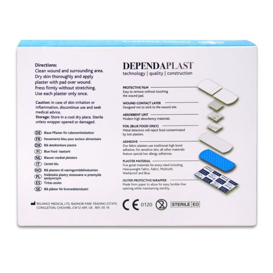 Beaumont Blue Detectable Plasters – 75mm X 25mm Food Hygiene – PK100 BEA 3702 Beaumont Blue Detectable Plasters – 75mm X 25mm Food Hygiene – PK100 BEA 3702