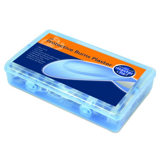 Beaumont Blue Hydrogel Burns Plasters – Two Sizes PK25 BEA 3715