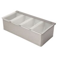 Beaumont Stainless Steel Condiment Holder 4 Compartments X 1 Pint