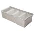 Beaumont Stainless Steel Condiment Holder 4 Compartments X 1 Pint