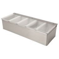 Beaumont Stainless Steel Condiment Holder 5 Compartments X 1 Pint