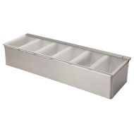 Beaumont Stainless Steel Condiment Holder 6 Compartments X 1 Pint
