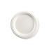 9 Inch White Round BioCane Plates - Box of 500