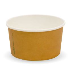 Ice Cream BioCups 5oz 150ml Kraft PLA-Lined – Pack 50